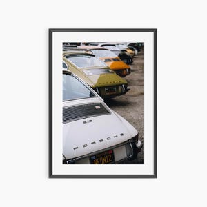Porsche Vintage, Impressões de Fotografia, Arte de Parede Porsche, Pôster de Carro Retro, Pôster Porsche, Pôster de Carro, Pôster de Fotografia com Qualidade de Museu