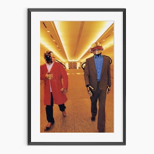 Poster Daft Punk, stampe fotografiche, Daft Punk, poster retrò, musica elettronica, poster della band, poster fotografico di qualità museale