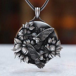 925 Sterling Silver Hummingbird Necklace - Delicate Nature Pendant, Hummingbird Jewelry Gift