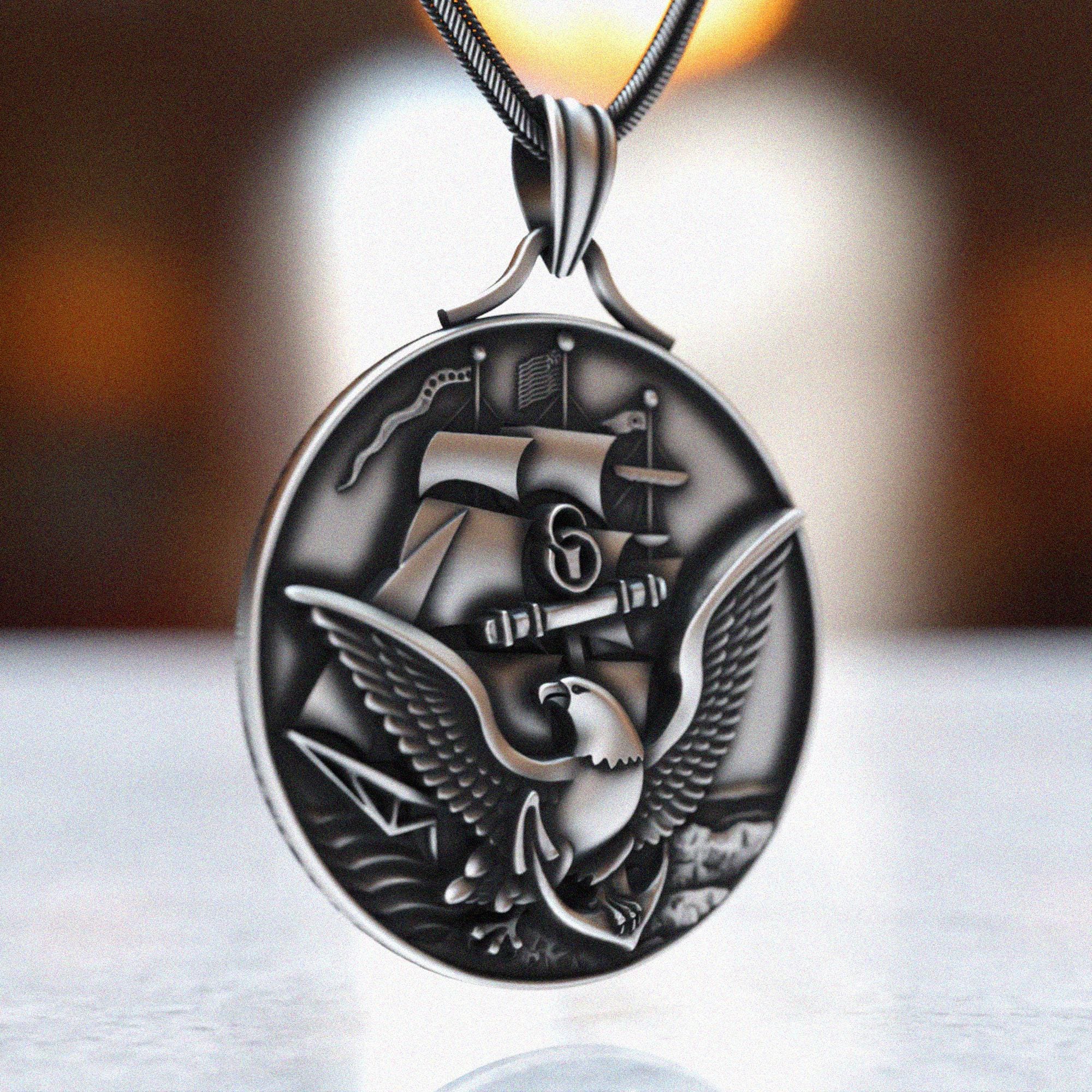 Us navy pendant - Etsy 日本