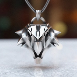 925 Sterling Silver Griffin Medallion Necklace - Witcher Inspired Jewelry Gift