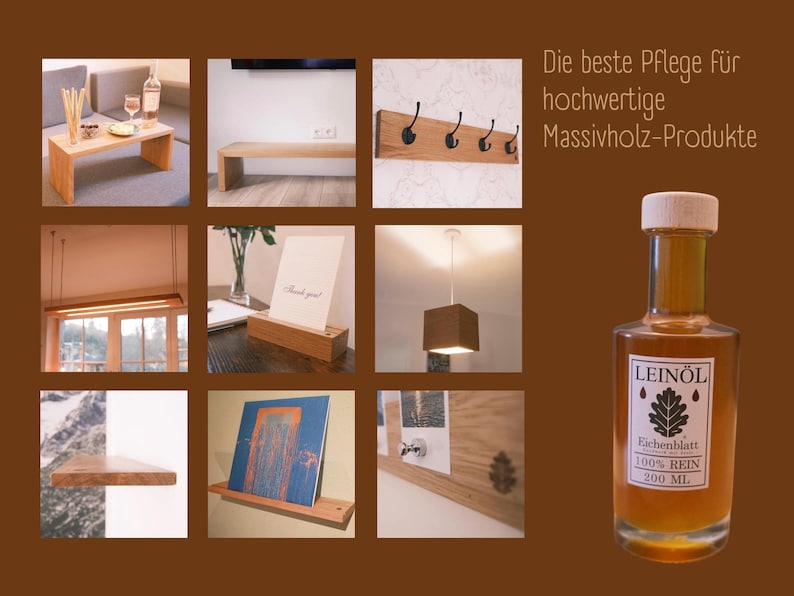 Eichenblatt® Original Wood Care Lijnolie - 100% puur en harsvrij afbeelding 4
