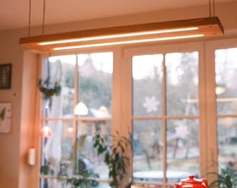 Eichenblatt® Original LED pendant light made of solid oak