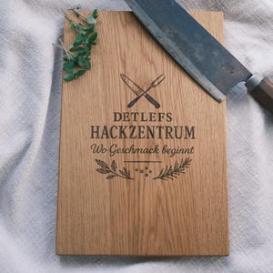 Eichenblatt® Original Personalized Cutting Board for Men