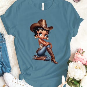 Bolso Louis Gucci de Betty Boop, regalo de belleza de guepardo, moda para novias, acogedor, de moda, para mujeres, cumpleaños, malvadas, fanáticas de los dibujos animados, jeans, lindas camisetas para mamás