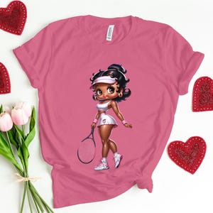 Betty Boop impreza dyskoteka moda lat 70. prezent dla dziewczyny Gucci Trendy urodziny baddie wysokie obcasy niebieski podarte dżinsy słodkie Bella Canvas koszulka
