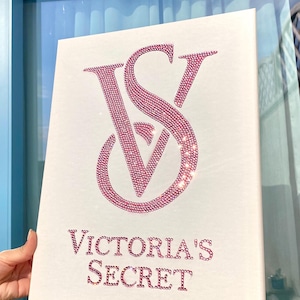 Portachiavi Da Polso Victoria's Secret Rosa Con Strass - Nuovo Con Etichette - Accessorio Moda Donna