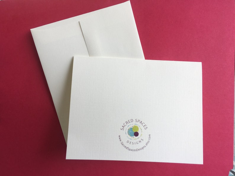 Joy Greeting Card Five folded cards with envelopes
