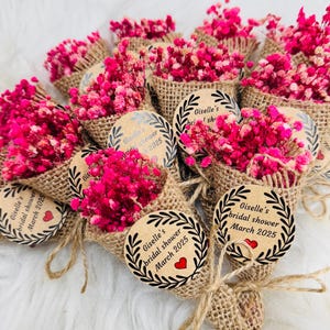 Mini bomboniere con fiori secchi Boho, bomboniere magnetiche per gli ospiti, bomboniere rustiche per matrimoni, bomboniere per baby shower, regali per addio al nubilato, bomboniere personalizzate