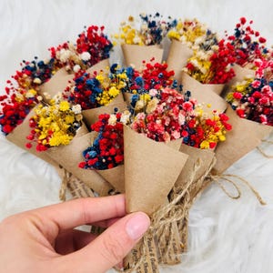 Mini bomboniere con fiori secchi Boho, bomboniere magnetiche per gli ospiti, bomboniere rustiche per matrimoni, bomboniere per baby shower, regali per addio al nubilato, bomboniere personalizzate