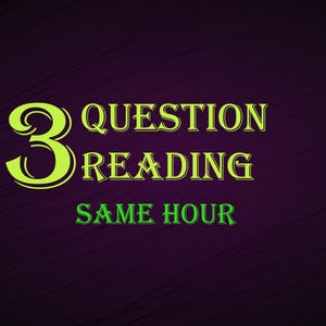 Same hour 3 Question Psychic Reading | Same hour 3 Question Tarot Reading