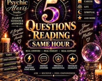 Same Hour 5 Question Psychic Tarot Reading