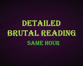 Brutal Tarot Reading | Same Hour, Honest Psychic Insights
