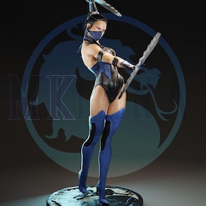 Kitana STL File: Mortal Kombat 3D Print Model
