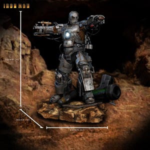 Iron man 3D STL File | Iron Man Mark 1 Armor 3D Figure | 3D Printable Figure