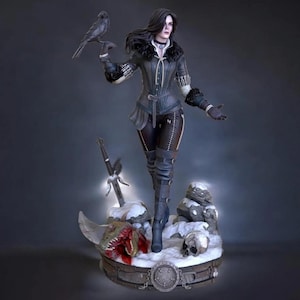 Witcher Yennefer STL File | Yennefer of Vengerberg 3D Print Model | The Witcher STL File