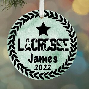 Lacrosse Ornament | Gift For Lacrosse Player | Girls Lacrosse Gift | Lacrosse Christmas Ornament | Lacrosse | Personalized, Mens Lacrosse