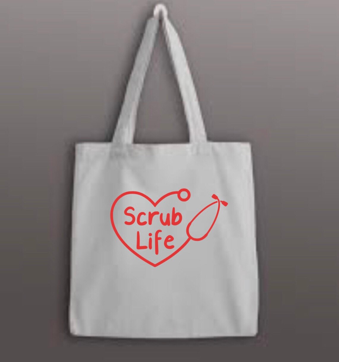 Scrub life tote bag nurse reusable bag health care gift Etsy