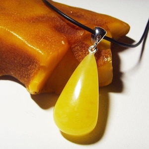 Authentic Amber Pendant Natural Baltic Amber Pendant, Genuine Amber Jewellery, Amber Jewellery Gift
