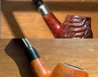 Wood Tobacco Smoking Pipe, Dr Grabow Omega Bent, Sherlock Holmes Costume