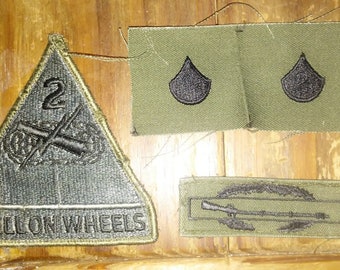 Military Patches - US Army, Soldier Uniform, Sew On Appliques, Hell on Wheels