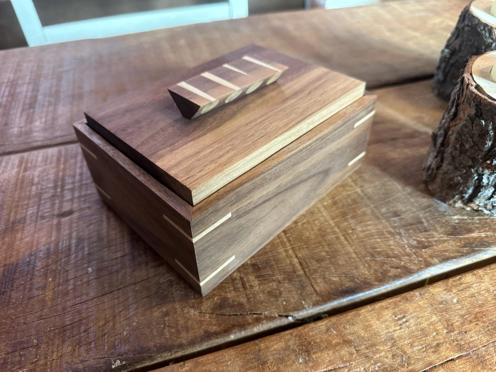 Dual Straight Splined Walnut Box With Proprietary Handle All Made by ...