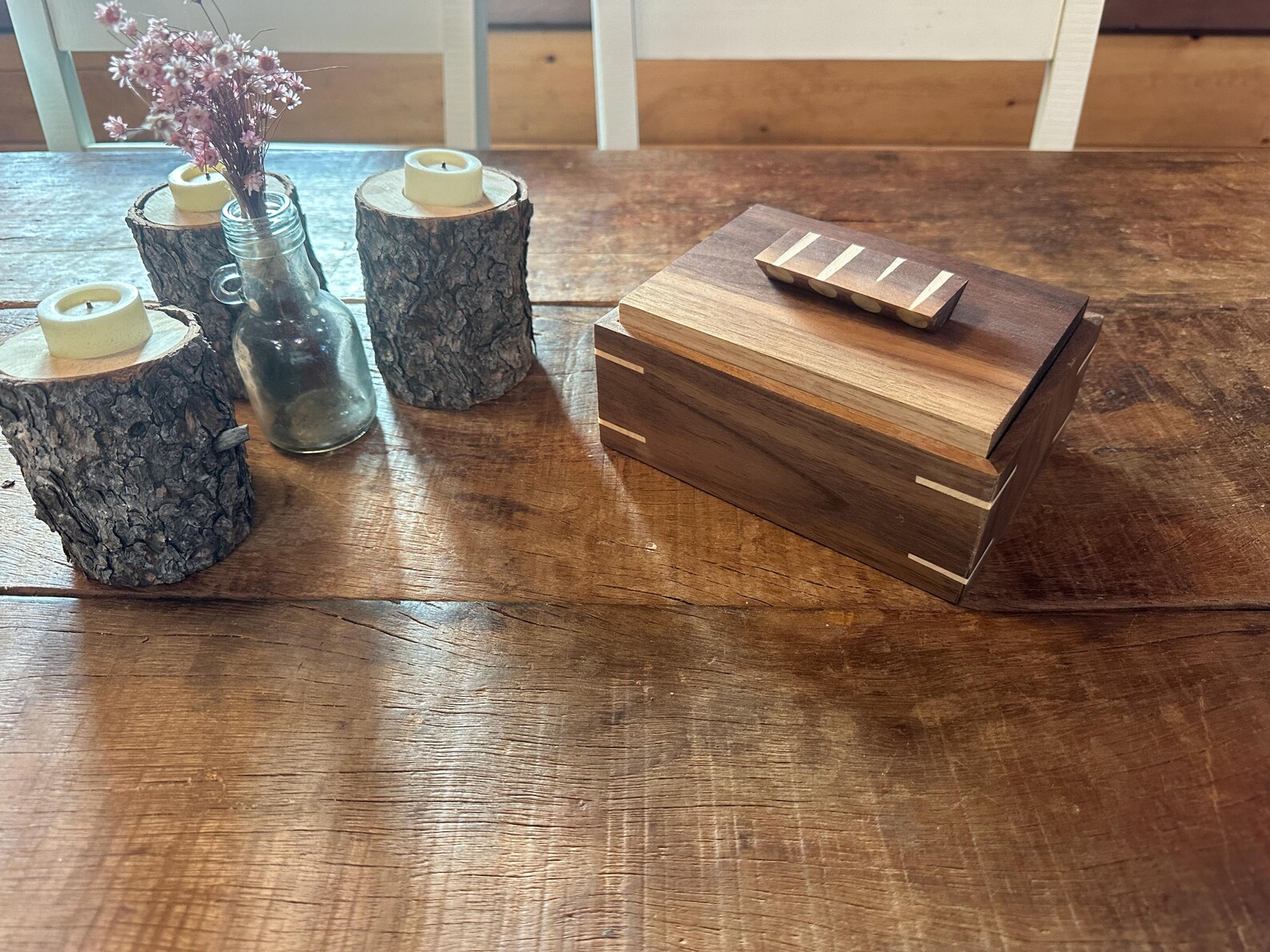 Dual Straight Splined Walnut Box With Proprietary Handle All Made by ...