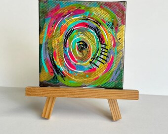 048/100 Pinturas en venta - Colección Portal #15, 2x2"