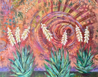 035/100 Paintings for Sale - Aloe, 24x24"