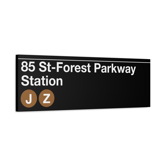 ジャーナルスタンダードファニチャー / Subway Sign Tapestry 85 St-forest Parkway Station Subway Sign - J/Z Train, 12