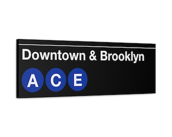 145 Street Subway Station Sign - Matte Canvas 12