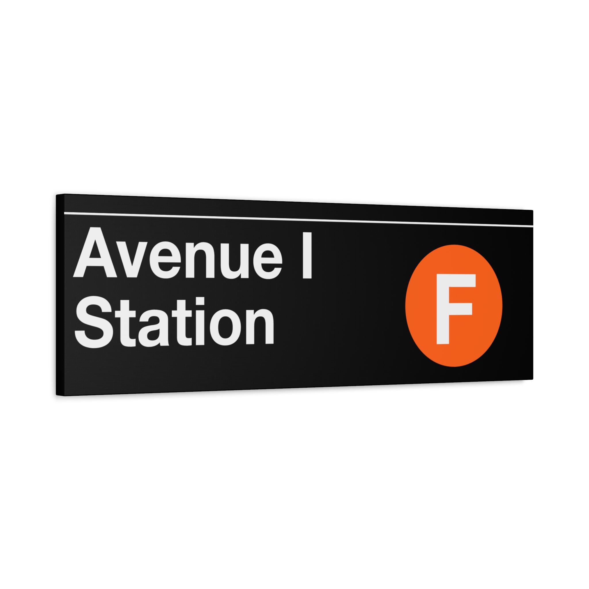 Avenue N Station Subway Sign - F Train, 12