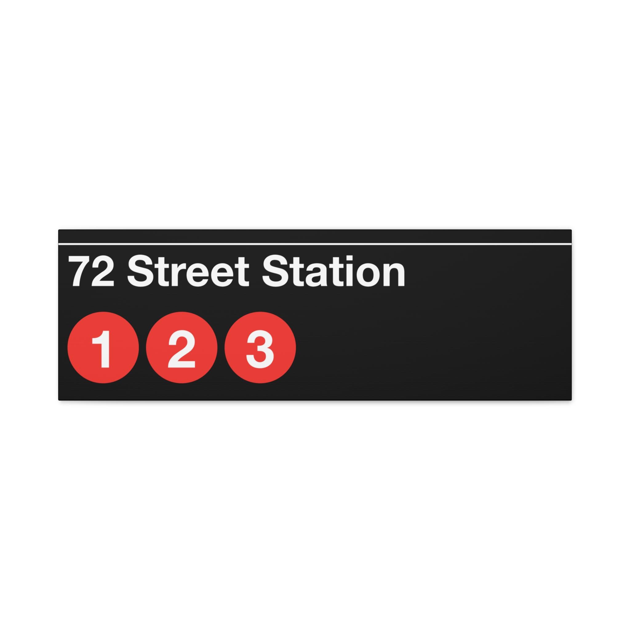 72 Street Station Subway Sign - 12
