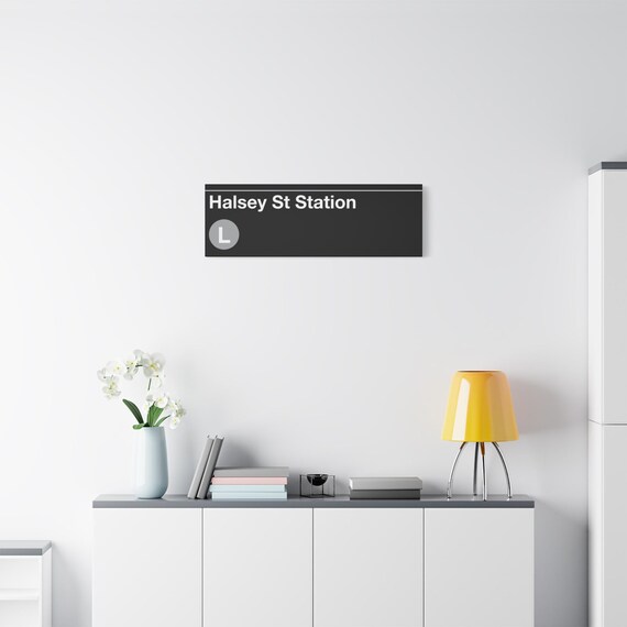 Halsey Street Station Subway Sign - 12
