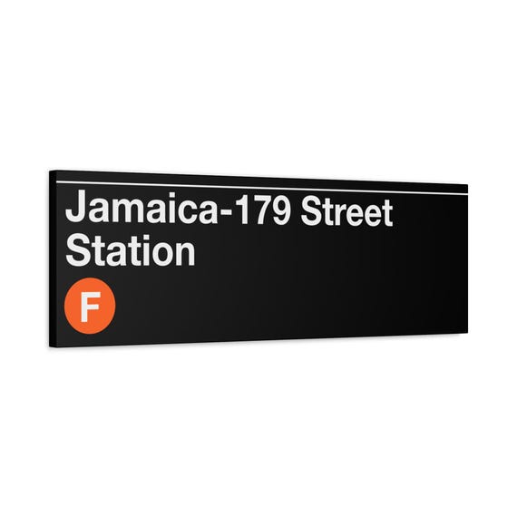 ジャーナルスタンダードファニチャー / Subway Sign Tapestry Jamaica-179 Street Station Subway Sign - F Train, 12