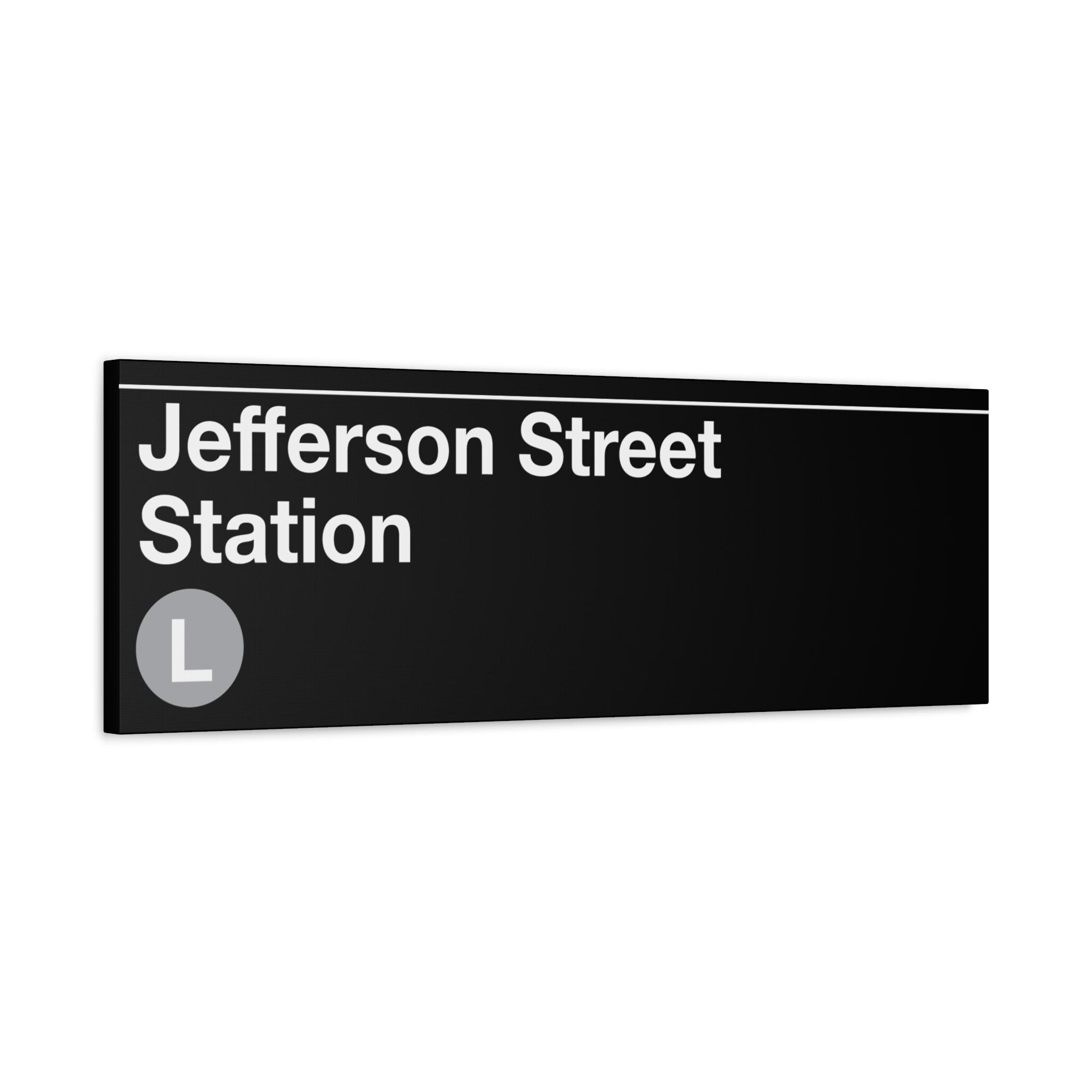 Jefferson Street Station Subway Sign - 12
