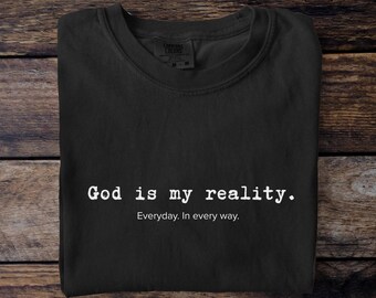 God Shirt | Faith Shirt | Jesus Shirt | Religious Shirt | Christian Shirt | Gift for Baptism | Christian Gift | Church Shirt | Love God
