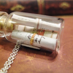 Message in a Bottle Necklace - S.O.S. - Tragic Sisters