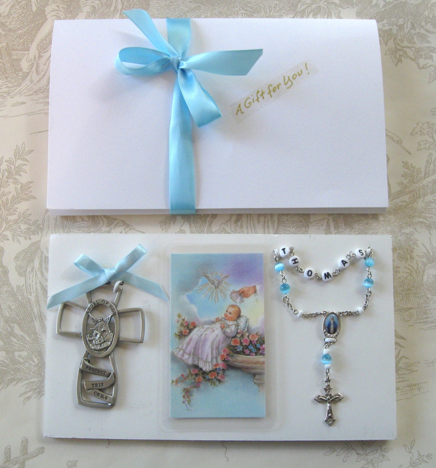 Crib Cross Baby Baptism Rosary GiftBoy or Girl Crib Cross Etsy