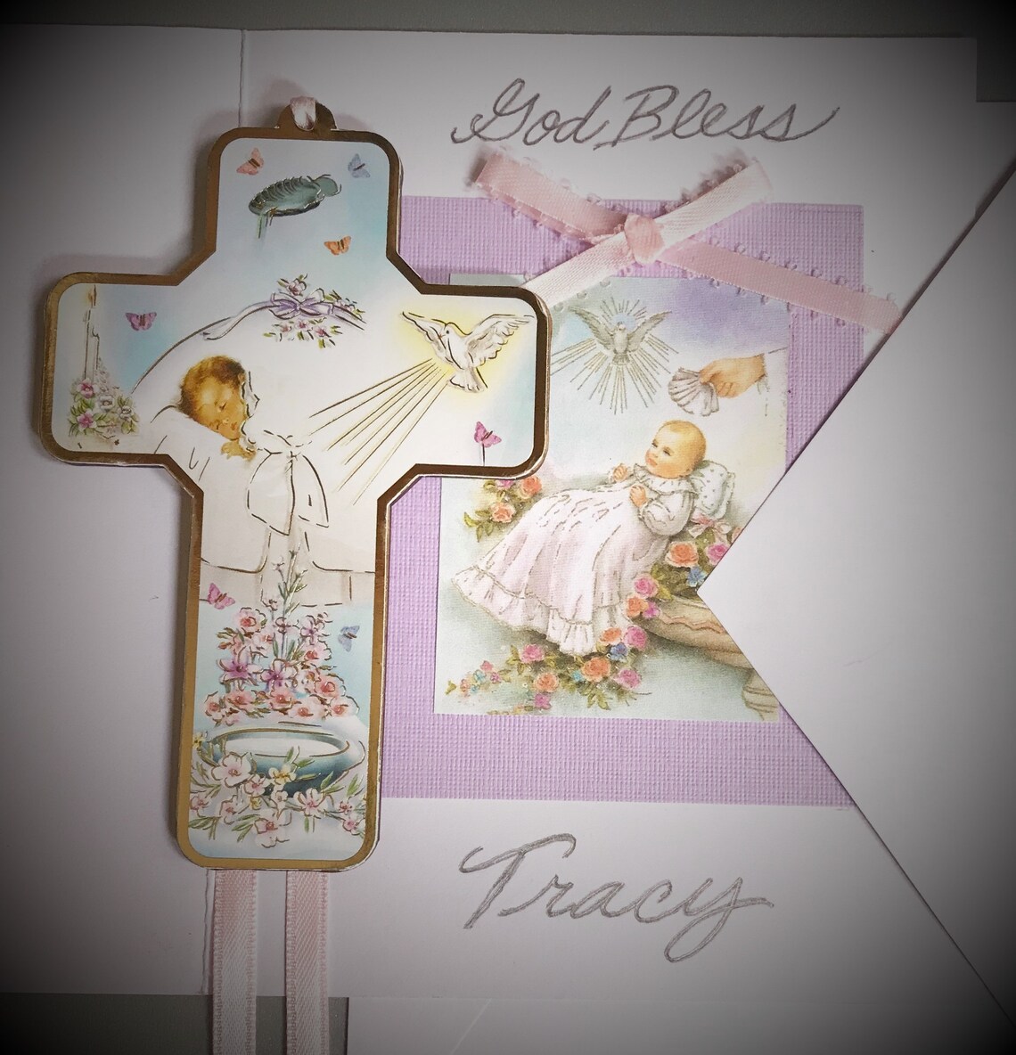 Catholic Baby Girl Gift Gift for God Daughter Personalized Etsy