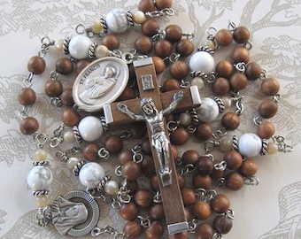 Franciscan Crown Rosary, Brown Unique Rosary, Man's Rosary, Woman's Rosary,
