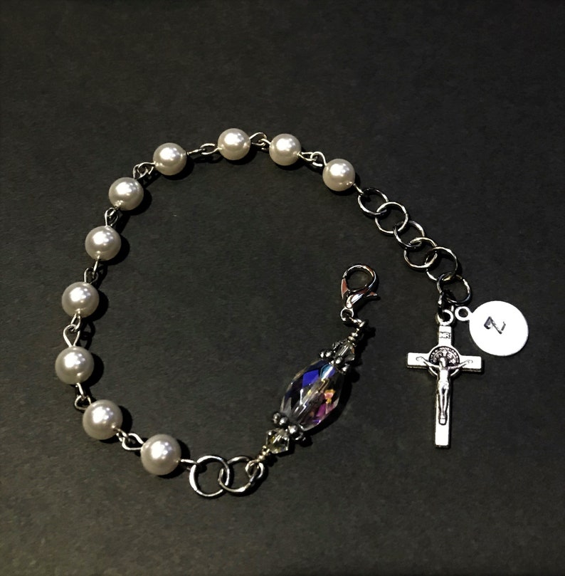 Pearl Rosary Bracelet Wedding Rosary Bracelets for Women Etsy