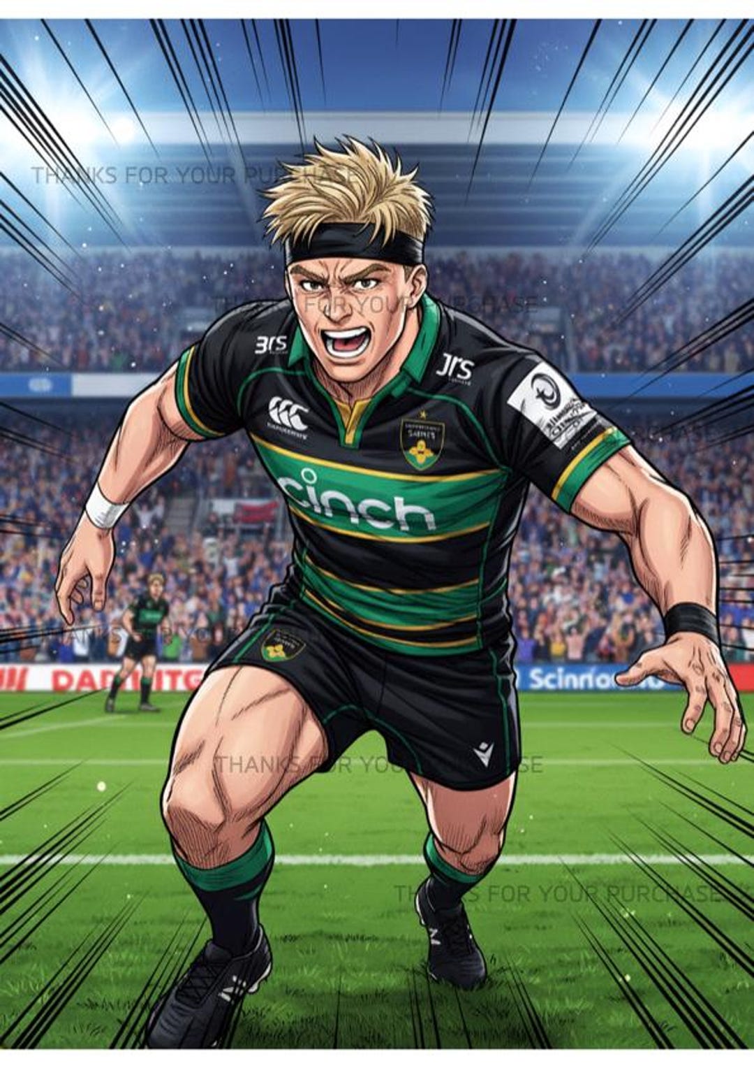 Henry Pollock Poster | Rugby Player - Etsy