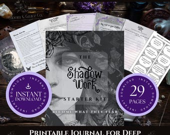Shadow Work Journal: Self-Discovery & Inner Child Healing (PDF Download)