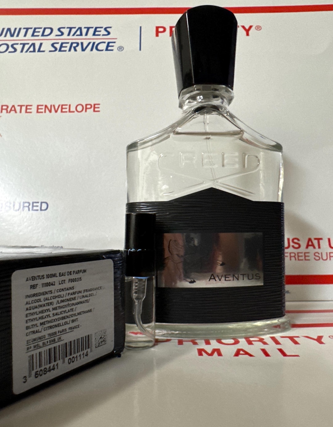 CREED AVENTUS F315 100% Authentic EDP Men 3ml F Batch Made in France ...