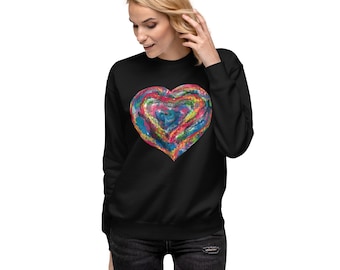 Artsy Heart Unisex Sweatshirt