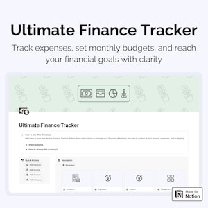 Notion Template Persönliche Buchverfolgung | Income and Expense Tracker Notion Template | Notion Finaz Tracker, Geld Tracker