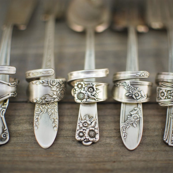 Silver Spoon Ring - Etsy