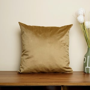 Camel Velvet Pillow Cover, Camel Boho Cushion Cover, Camel Euro Sham, Camel Throw Pillow, Velvet Throw Pillow, Pillow For Sofa, All Sizes