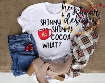 Shimmy Shimmy Cocoa Jaki PNG do sublimacji | Sitodruk | DTF | Boże Narodzenie | Zima | Gorące kakao | Gorąca czekolada | Zabawne